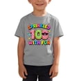thumbnail image 1 of Cethrio Boys T Shirts, Short Sleeve Crew Neck Cotton Graphic Tees Summer Tops Gray Size 6, 1 of 4