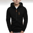 thumbnail image 1 of Cethrio Boys Zip up Hoodies, Drawstring Fall Casual Long Sleeve Sweatshirts for Boys Black Size 8, 1 of 3