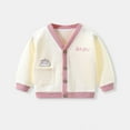 thumbnail image 1 of Cethrio Cardigan Sweaters for Girls, Long Sleeve Knit Buttons Spring and Autumn Tops Pink Size 8-9 T, 1 of 7