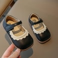 thumbnail image 1 of Cethrio Dress Shoes for Girls, Birthday School Gifts Flats Uniform Shoes Black Size 9.5 Little Kids, 1 of 4