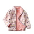 thumbnail image 1 of Cethrio Fleece Jacket for Girls, Warm Zip up Thermal Lightweight Winter Outerwear Pink Size 12-14 T, 1 of 3