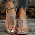 thumbnail image 1 of Cethrio Flip Flops for Women, Slip On Casual Summer Non-slip Wedge Sandals Pink Size 9, 1 of 7