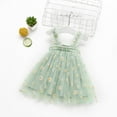 thumbnail image 1 of Wavsuf Flower Girls Dress Nets Green Princess Dress Size 3 Years, 1 of 3