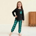 thumbnail image 1 of Cethrio Girls 2 Piece Pajama Sets, Long Sleeve Crew Neck Soft Girls' Sleepwear Loungewear Mint Green Size 6, 1 of 6