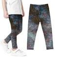thumbnail image 1 of Cethrio Girls Anti-mosquito Leggings, Tie Dye Cotton Stretch Elastic Waist Tight Pants Multicolor Size 5-6 T, 1 of 4