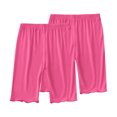thumbnail image 1 of Cethrio Girls Bike Shorts Size 10-12 T, Summer 2 Piece Soft Elastic Waist Short Leggings Hot Pink, 1 of 7