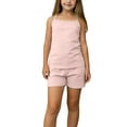 thumbnail image 1 of Cethrio Girls Cotton Outfit Sets, Casual Two Piece Sleeveless Summer Girls' Clothing Sets Hot Pink Size 13-15T, 1 of 4