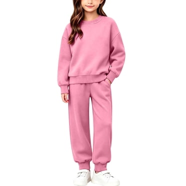 T Sprang Cethrio Girls Cotton Outfit Sets, 2 Piece Spring Fall Long Sleeve ...