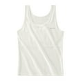 thumbnail image 1 of Cethrio Girls Cotton Tank Tops, Soft Sleeveless Casual Breathable Summer Tops Undershirts White Size 10-12, 1 of 2