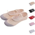 thumbnail image 1 of Cethrio Girls Dance Shoes 2025, Gymnastics Indoor Performance Soft Sole Ballet Shoes Flats Pink Size 12.5, 1 of 6