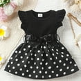 thumbnail image 1 of Wavsuf Girls Dresses Bow Summer Sleeveless Black Dresses Size 18M, 1 of 7