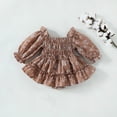 thumbnail image 1 of Wavsuf Girls Dresses Cute Summer Brown Dresses Size 12M, 1 of 5