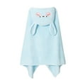 thumbnail image 1 of Cethrio Girls Flannel Bathrobes, Cute Lightweight Hooded Thermal Sleepwear Robes Blue Size 6-12T, 1 of 7