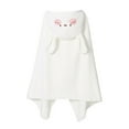 thumbnail image 1 of Cethrio Girls Flannel Bathrobes, Lightweight Cute Hooded Thermal Sleepwear Robes White Size 6-12T, 1 of 7