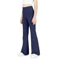 thumbnail image 1 of Cethrio Girls Flare Pants, Yoga Casual High-waisted Stretchy Dancing Pants Navy Size 10-12, 1 of 8