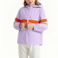 thumbnail image 1 of Cethrio Girls Hooded Jackets, Lightweight Casual Full Zip Long Sleeve Fall Outerwear Purple Size 7-8, 1 of 8
