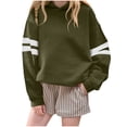 thumbnail image 1 of Cethrio Girls Hoodies, Pullover Casual Long Sleeve Loose Fit Sweatshirts for Girls Army Green Size 7-8, 1 of 3