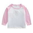 thumbnail image 1 of Cethrio Girls Long Sleeve Tops, Spring Fall Casual Pullover Cotton Kids Undershirts Pink Size 9-10 T, 1 of 5