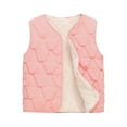 thumbnail image 1 of Cethrio Girls Outerwear Vests, Buttons Sleeveless Thermal Lightweight Winter Clothing Pink Size 14-16, 1 of 4