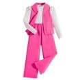 thumbnail image 1 of Cethrio Girls Outfit Sets, 2 Piece Long Sleeve Fashion Tops and Pants Sets Hot Pink Size 8, 1 of 8