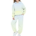 thumbnail image 1 of Cethrio Girls Outfit Sets, Warm Fall Winter Casual Long Sleeve Hoodies and Sweatpants Sets Blue Size 3-4 T, 1 of 5