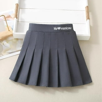 Wonder Nation Girls School Uniform Pleated Ruffle Scooter
