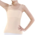 thumbnail image 1 of Cethrio Girls Tank Tops, Soft Dancing Sleeveless Breathable Summer Tops Undershirts Beige Size 10-12, 1 of 3