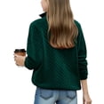 thumbnail image 1 of Cethrio Girls Zipper Sweatshirts, Long Sleeve Casual Loose Fit Pullover Girls Tops Green Size 5T, 1 of 3