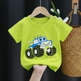 thumbnail image 1 of Cethrio Graphic T Shirts for Boys, Casual Short Sleeve Gifts Cotton Summer Tees Green Size 9-12 Months, 1 of 3