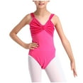 thumbnail image 1 of Cethrio Gymnastics Leotards for Girls, Sleeveless Camisole Ballet Dance Leotards Hot Pink Size 7-8 T, 1 of 3