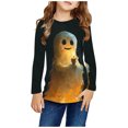 thumbnail image 1 of Cethrio Halloween Tops for Girls, Pullover Long Sleeve Crewneck Kids Clothes Multicolor Size 7-8 T, 1 of 6
