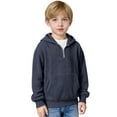 thumbnail image 1 of Cethrio Hoodies for Boy, Casual Half-zip Pullover Long Sleeve Boys Sweatshirts Navy Size 6, 1 of 4