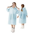 thumbnail image 1 of Cethrio Kids Boys' Rain Jackets, Waterproof Mid-length Lightweight Hooded Kids Raincoat Blue Size 3-14 T, 1 of 6