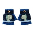 thumbnail image 1 of Cethrio Kids Boys Winter Mittens, Fingerless Stretchy Thermal Cotton Kids Gloves Blue Size 5-7T, 1 of 2