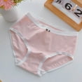 thumbnail image 1 of Cethrio Kids Girl's Underwear Size 10 T, Soft Cotton Breathable Mid-Waist Girls Briefs Panties Pink, 1 of 3