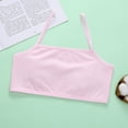 thumbnail image 1 of Cethrio Kids Girls Bra Underwear, Bandeau Breathable Cotton Seamless Girls Bralettes Pink Size 10-11 T, 1 of 3
