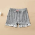 thumbnail image 1 of Cethrio Kids Girls Summer Shorts, Stretch Elastic Waist Summer 2025 Short Leggings Gray Size 7-8 T, 1 of 4