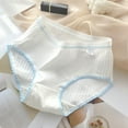 thumbnail image 1 of Cethrio Kids Girls Underwear, Breathable Soft Mid Waist Cotton Girls Briefs Panties White Size 12-14 T, 1 of 3