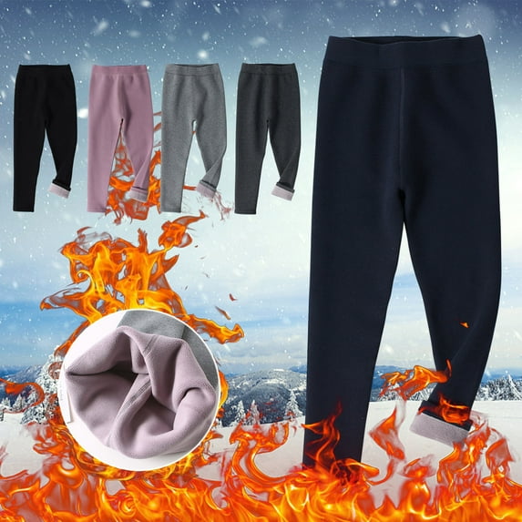 Cethrio Leggings Pants for Toddler Girls Clearance Christmas Gifts Warm Cotton Graphic Printed Kids Black Fall and Winter Clothes Size 6-7 Years