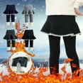 thumbnail image 1 of Cethrio Leggings Pants for Toddler Girls Cotton Solid 2025 Christmas Gifts Warm Kids Gray Fall and Winter Clothes Size 3-4 Years, 1 of 7