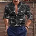 thumbnail image 1 of Cethrio Mens Sweatshirt Graphic Turndown Casual Graphic Gray Blouse Tops Size 4XL, 1 of 5