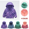 thumbnail image 1 of Cethrio Outerwear Coats for Kids Girls 2025 Long Sleeve Graphic Printed Warm Christmas Gifts Kids Green Fall and Winter Clothes Size 6-7 Years, 1 of 10