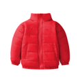 thumbnail image 1 of Cethrio Puffer Jackets for Boys Girls, Lightweight Warm Full Zip Winter Outerwear Coats Red Size 8-9 T, 1 of 9