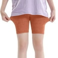thumbnail image 1 of Cethrio Shorts for Girls, Elastic Waist Cotton Athletic Summer Short Leggings Coffee Size 8-9 T, 1 of 5