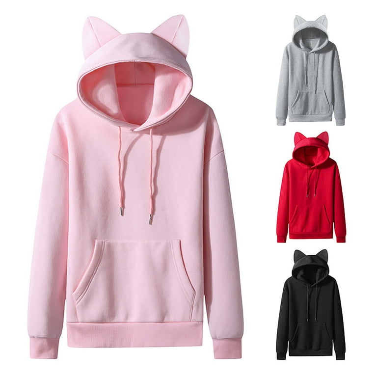 Cethrio Sudaderas con capucha para hombre Xmas Clearance Sweatshirts with Hoods Hoodies Fleece Pink for Men s and Big Men s Top Size M Walmart