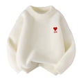 thumbnail image 1 of Cethrio Sweaters for Girl 2025, Pullover Crewneck Soft Knitting Cotton Winter Clothing White Size 14-16, 1 of 6