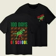 thumbnail image 1 of Cethrio T Shirts for Boys, Short Sleeve Casual Printed Lightweight Summer Tops Black Size 5-6 T, 1 of 7