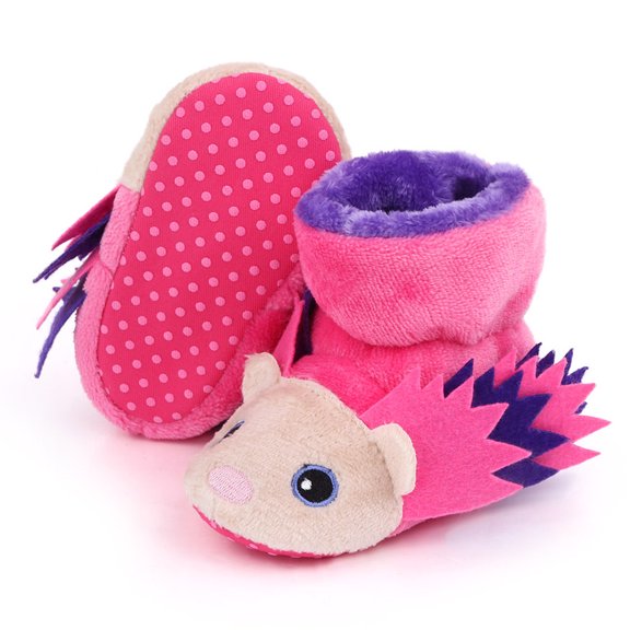 Cethrio Toddler Boots for Girls and Boys Cartoon Casual Winter Pink Boots Size 13