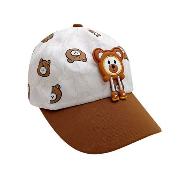 Cethrio Kids Boys Baseball Hats, Summer Adjustable Cotton Holiday Baseball Caps Red Size 8-18 Months