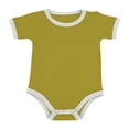 thumbnail image 1 of Cethrio Kids Boys Bodysuits, Short Sleeve One Piece Cotton Soft Boys Outfit Sets Yellow Size 18-24 Months, 1 of 5